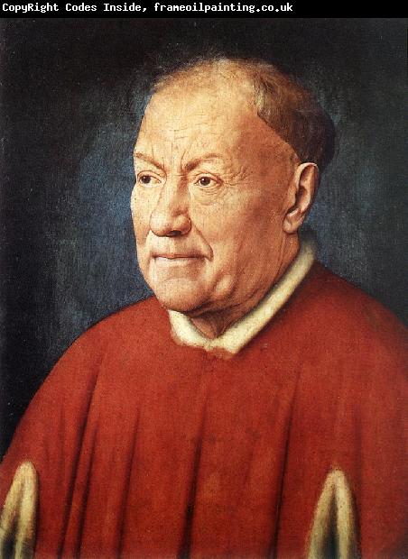 EYCK, Jan van Portrait of Cardinal Niccolo Albergati dfg